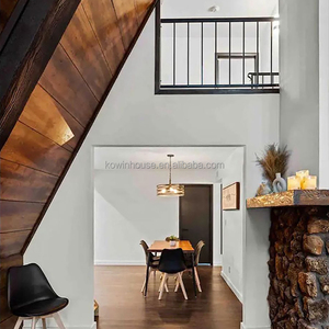 Chine Vente chaude Cadre <span class=keywords><strong>en</strong></span> acier Préfabriqué Resort Cottage <span class=keywords><strong>Jardin</strong></span> <span class=keywords><strong>Chalet</strong></span> Kits Mini Petit A Cadre Maisons - Product Image 2