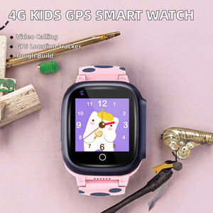 Montre intelligente étanche 4G pour enfants, traqueur de localisation GPS, SOS, appels vidéo, fonctions de réponse aux appels, compatible Android - Product Image 2