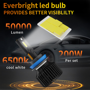 Phare à LED 300W 40000 <span class=keywords><strong>Lumens</strong></span> 24V 9006 9005 9007 Kit de Conversion de Phare à LED H11 H7 H4 - Product Image 2