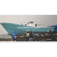 Fadliya — bateau de pêche en fibre de verre, 7.6m, ouvert