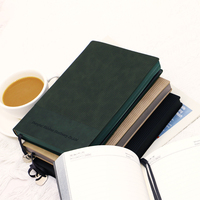 SIDAIXUE Business Cahier de couverture en cuir PU souple pour Promotion Agenda de couverture bleue