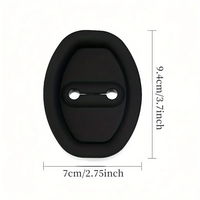TMST Y0160 Manchon en silicone pour serrure de porte extérieure de voiture, protection pour AVITA modèle 2023, installation facile, absorption des chocs