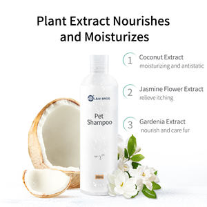 Fabrika OEM köpek şampuanı kaşıntılı cilt kabartma Pet köpekler <span class=keywords><strong>i</strong></span>çin şampuan ve saç kremi derin temizlik köpek kedi şampuan - Product Image 5