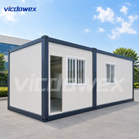 VICDOWEX Bureau Conteneur Contemporain Préfabriqué pour Chantiers de Construction, Entrepôts et Projets de Bâtiments de Bureaux