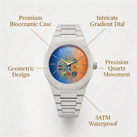 Montre à quartz ultra-fine pour homme, logo personnalisé, OEM ODM, vente en gros, étanche, acier inoxydable, montre-bracelet pour homme, fabrication en usine