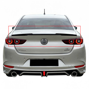 Alerón Estilo M4 JUSTLOVECAR para <span class=keywords><strong>MAZDA</strong></span> <span class=keywords><strong>3</strong></span> AXELA <span class=keywords><strong>SEDAN</strong></span> M3 2020 <span class=keywords><strong>2022</strong></span> 2024, Alerón Trasero de ABS para la Tapa del Maletero - Product Image 1