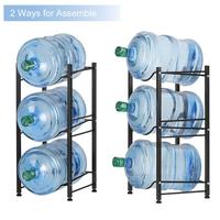 Offres Spéciales 3 niveaux 5 gallons support de cruche d'eau en métal support de stockage de bouteille d'eau