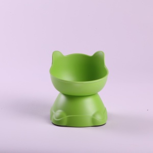 Bol pour chat incliné OEM ODM, antidérapant, en plastique, surélevé, pour nourriture et eau, disponible en plusieurs couleurs - Product Image 1