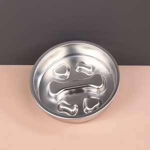 Comedero Lento para Mascotas <span class=keywords><strong>de</strong></span> Acero Inoxidable 304 <span class=keywords><strong>de</strong></span> Grado Alimenticio, Tazón Antideslizante con Laberinto Ondulado para Perros, Tazón <span class=keywords><strong>de</strong></span> Metal Antideslizante para Gatos <span class=keywords><strong>Comedores</strong></span> Rápidos - Product Image 2