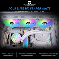 Thermalright Aqua Elite V6 blanco 360 ARGB radiador de alta eficiencia 70.84 CFM PC de escritorio enfriador para LGA1700