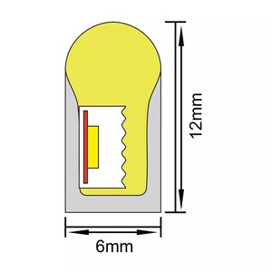 Dây đèn <span class=keywords><strong>LED</strong></span> Neon Flex ngoài trời bán buôn 5m 50m, 12v 24v, dải đèn <span class=keywords><strong>LED</strong></span> mềm dẻo 6*12mm 8*16mm, RGB trắng, đủ màu sắc - Product Image 3