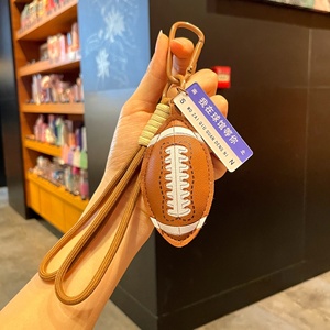 Porte-clés créatif Football Basketball Tennis, breloque pour sac de sport, cadeau pratique pour filles - Product Image 3