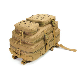 Waterproof 720D PVC Coated Camo 30L Outdoor <b>Backpack</b> Physiological Curve Back Zipper Soft Handle Unisex Hiking Rucksack - Product Image 3