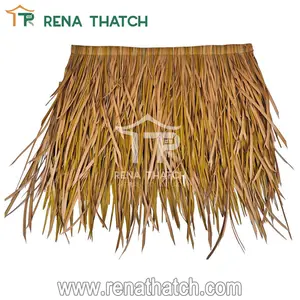 กระเบื้องหลังคาพลาสติกตกแต่ง หลังคาสังเคราะห์ นิปปะ โคกอน หลังคาหญ้าเทียม สำหรับศาลา - Product Image 4