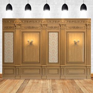 Vintage habitación Interior Chic pared bebé retratos fotografía telón de fondo Marco Europeo Castillo cementerio pared sesión fotográfica fondo - Product Image 2