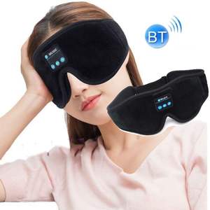 Masker Mata tidur khusus 3D dengan headphone Bluetooth <span class=keywords><strong>2</strong></span> <span class=keywords><strong>in</strong></span> <span class=keywords><strong>1</strong></span> <span class=keywords><strong>Headset</strong></span> masker mata musik nirkabel elastis lembut untuk istirahat perjalanan dan Yoga - Product Image 1