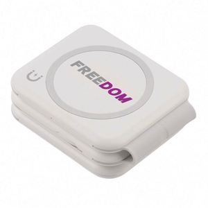 แท่นชาร์จไร้สายแบบพกพา 3-in-1 พับได้ แม่เหล็ก ชาร์จเร็ว ลายพิมพ์ UV - Product Image 5