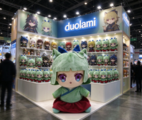 Peluche personnalisée de fille anime, adorable personnage en peluche, mascotte pour la vente en gros, cadeau promotionnel pour enfants, peluche de fille anime