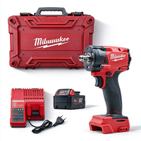 Clé à chocs sans fil Milwaukee FUEL 1/2" avec batterie au lithium rouge 5.0Ah, chargeur et coffret de rangement rigide