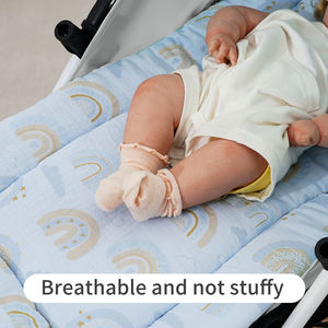 Couverture de poussette confortable et facile à nettoyer pour bébé Couverture de haricot anti-poussière douce et anti-allergie pour la literie Tranquillité d'esprit pour les <span class=keywords><strong>parents</strong></span> - Product Image 3