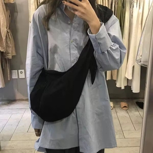 2025 mùa hè của phụ nữ ngực túi mới Instagram blogger đề nghị của vải buộc nút chéo chéo mở thư không thấm nước - Product Image 2