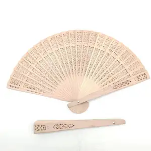 Винтажные китайские резные деревянные ручные складные ручные вентиляторы простой деревянный вентилятор на заказ