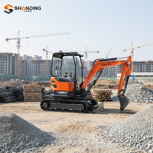 Venta a bajo precio: Mini excavadora agrícola SHANDING de 2.5t, excavadora compacta con certificación CE, EPA y EURO 5, mini excavadora económica, mini pelle. - Product Image 4