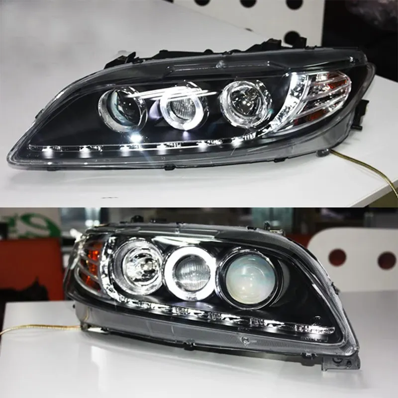 LED Angel Eyes Kopf Lampe Front Licht 2003 Zu 2013 Jahr LD für Mazda 6