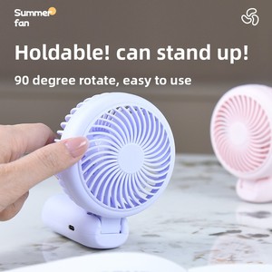 Casual Portable USB Mini <span class=keywords><strong>Ventilateur</strong></span> De Poche Petit Refroidissement Par Air Pliable Conception Trois Vitesses Silencieux pour Usage Domestique - Product Image 2