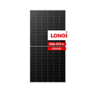 LONGi PV โมดูล LR5-72HTH 560-575W แผงโซลาร์เซลล์ 560W 565W 570W 575W แผงโซลาร์เซลล์