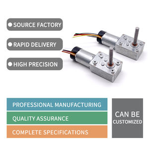 TT 모터 32X46mm 웜 기어 박스 플러스 24mm 브러시리스 모터 및 수직 기어 감속기 모터 - Product Image 3