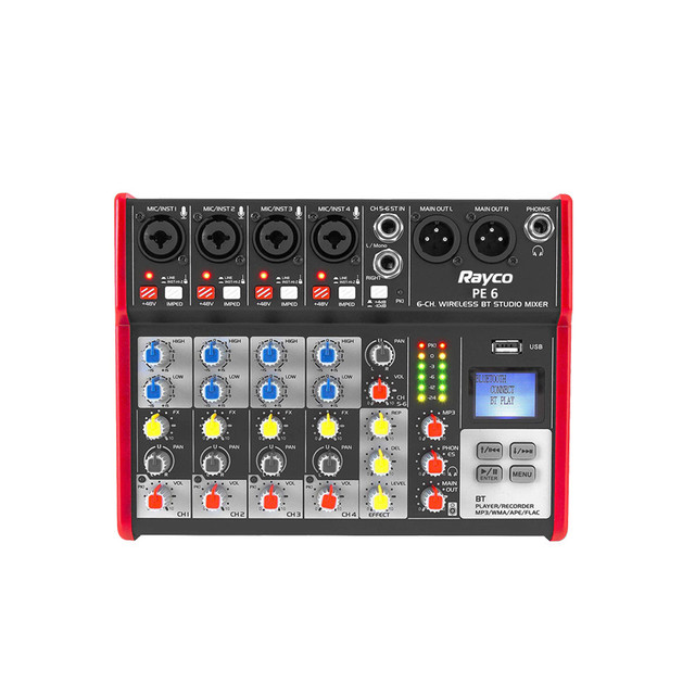 High Quality Mixer Audio Professional Mixer Consola De Audio for Recording Video Shows
