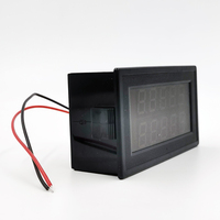 Voltmeter Panel ganda Mini yang sangat akurat dan Ammeter 4.5 tampilan Digital LED DC 200V DC 400A pengukur Ampere tegangan kelas atas