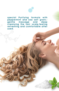 Nuspa hữu cơ bạc hà Exfoliator da đầu chà massage muối biển dầu gội cho chống ngứa - Product Image 4