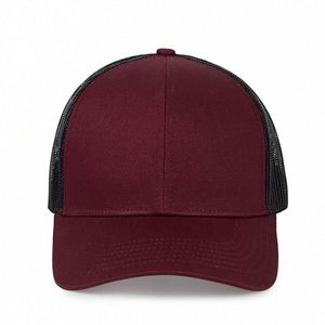 Factory Custom Embroidery Logo 7-Panel Trucker Cap Curved Brim Mesh Fashion <b>Summer</b> Outdoor Trucker <b>Hat</b> - Product Image 2