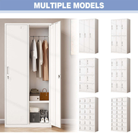 Armoire de rangement métallique robuste et verrouillable en acier antirouille à une porte pour personnel d'école et d'hôtel - Vente en gros