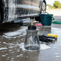 Pistolet à mousse neuf d'usine pour lavage auto, canon à mousse neige, équipement de lavage, pulvérisateur de mousse robuste et réglable de 1000 ml pour le nettoyage
