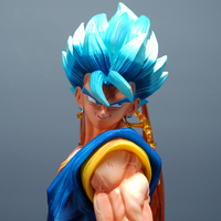 2 Styles 38cm Dragon Vegetto Figure Replace Arms Vegetto Blue Super Saiyan 4 Action Figure Gk Statue Collection Model Toys Gifts