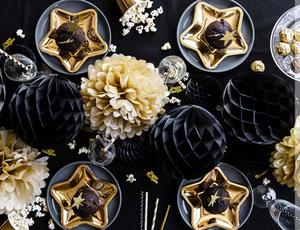Assiettes en papier étoile rose, style moderne, fournitures de fête d'anniversaire pour enfants, décorations sur le thème de la fête prénatale pour filles, vente directe d'usine, lot de 9 - Product Image 2