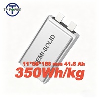 TPENERGY 350Wh/KG 3.6V 40000mAh 41.6Ah Baterai Semi Solid State NMC Silikon Karbon dengan Kepadatan Energi Ultra Tinggi untuk Drone UAV