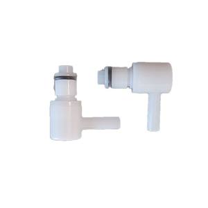 Jiyou's New L-Series 90-Degree POM Plastic Quick <b>Male</b> <b>Connector</b> Straight Pipe Elbow with Valve Stop for Angle Valves - Product Image 1