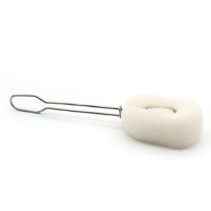 Cepillos de limpieza para biberones al por mayor con mango metálico y esponja - Product Image 1