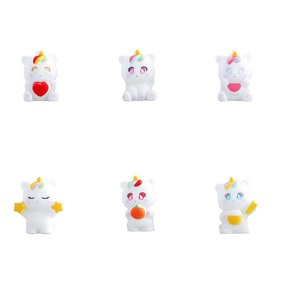 Lanshuo 3D Cartoon <b>Unicorn</b> Mini Figure Plastic Resin DIY Keychain Desktop <b>Ornament</b> For Kids And Collectors - Product Image 3