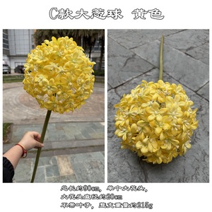 W-A0111 2025 loại mới của nhân tạo SCALLION Balls C phong cách SCALLION Balls cho đám cưới đường hướng dẫn nền vòm trang trí - Product Image 6