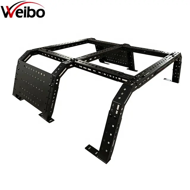 New Design Pick up Truck 4X4 Car Accessories roll bar with roof rack for for Mitsubishi triton l200 Vw amarok toyota hilux 2023
