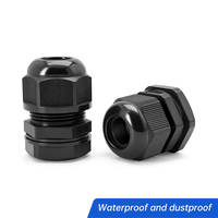 Passe-câbles en nylon à filetage métrique M12 M16 M18, connecteur étanche IP68, raccord électrique en plastique pour câble, différentes tailles