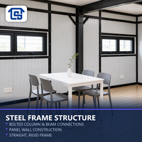 Maison conteneur 3 chambres entièrement meublée, villa modulaire préfabriquée clé en main, isolée, vente en gros, personnalisable pour usage résidentiel