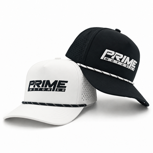 Embroidery Golf <b>Hat</b> Five Panel Custom OEM Low MOQ High Quality Hook Loop Adjustable Buckle Breathable Durable Men - Product Image 1