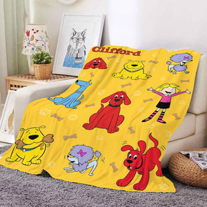 Nouvelle couverture en flanelle polaire mignonne <span class=keywords><strong>de</strong></span> dessin animé Clifford le chien <span class=keywords><strong>rouge</strong></span>, décoration personnalisée pour <span class=keywords><strong>la</strong></span> maison, <span class=keywords><strong>la</strong></span> chambre, le lit, le canapé, le bureau, les jetés <span class=keywords><strong>de</strong></span> <span class=keywords><strong>sieste</strong></span> - Product Image 4