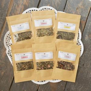 Tùy Chỉnh Kraft Paper Pouch Gia Vị Đóng Gói Trà Dây Kéo Bao Bì Túi Với Cửa Sổ - Product Image 3